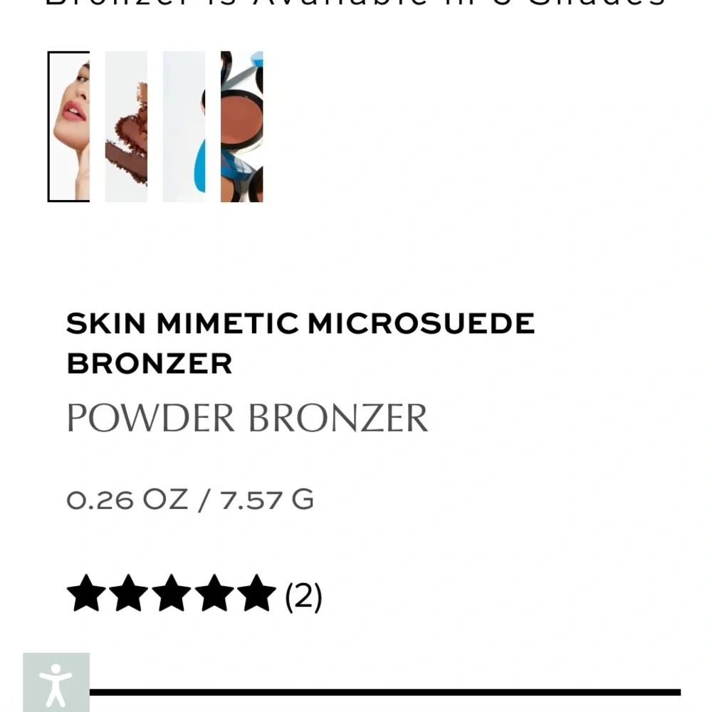 MAKE Skin Mimetic Microsuede bronzer in the shade Equinox